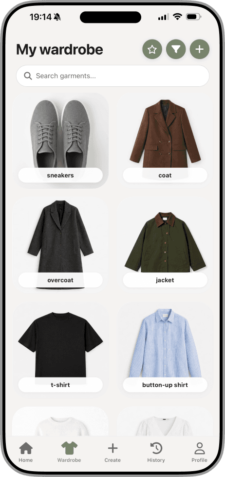 Organize your visual wardrobe